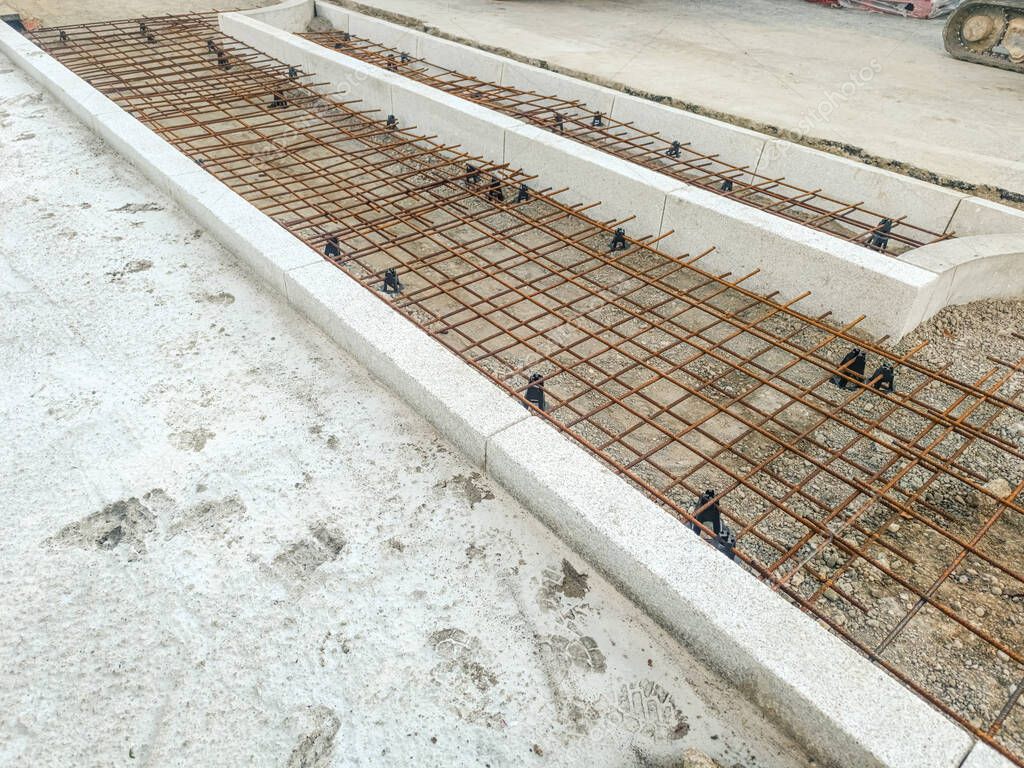 Coffrage pour un escalier en béton